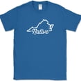 thumbnail image 1 of Virginia Native T-Shirt Funny Humor State Pride Geography Tee - Royal Blue, M, 1 of 1