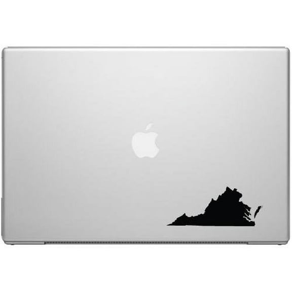 Virginia Old Dominion Cavalier State Pride Decal Sticker - Black 5" Vinyl Decal for Cars, Macbooks, and Other Laptops
