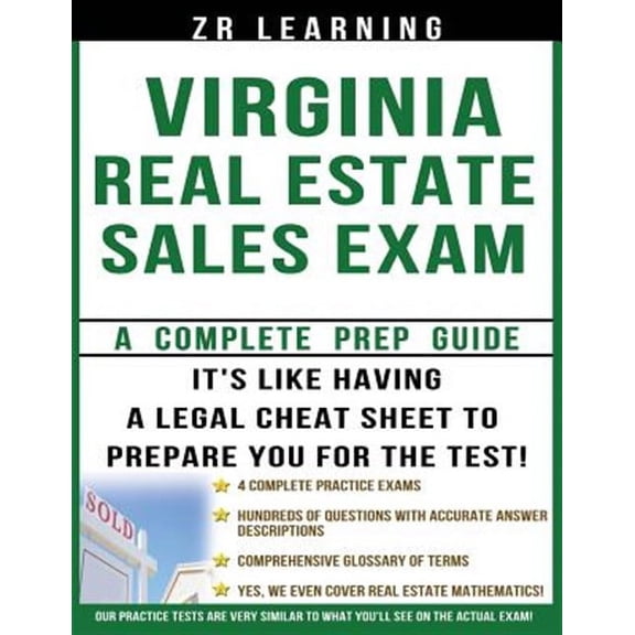 Virginia Real Estate Sales Exam Questions (Paperback)