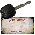 thumbnail image 1 of Virginia Rusty Blank Key Chain KC-8163 3" x 1.5" Key Chain (KC), 1 of 1