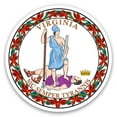 thumbnail image 1 of Virginia Seal - 8" Vinyl Sticker - For Car Laptop I-Pad - Waterproof Decal, 1 of 1