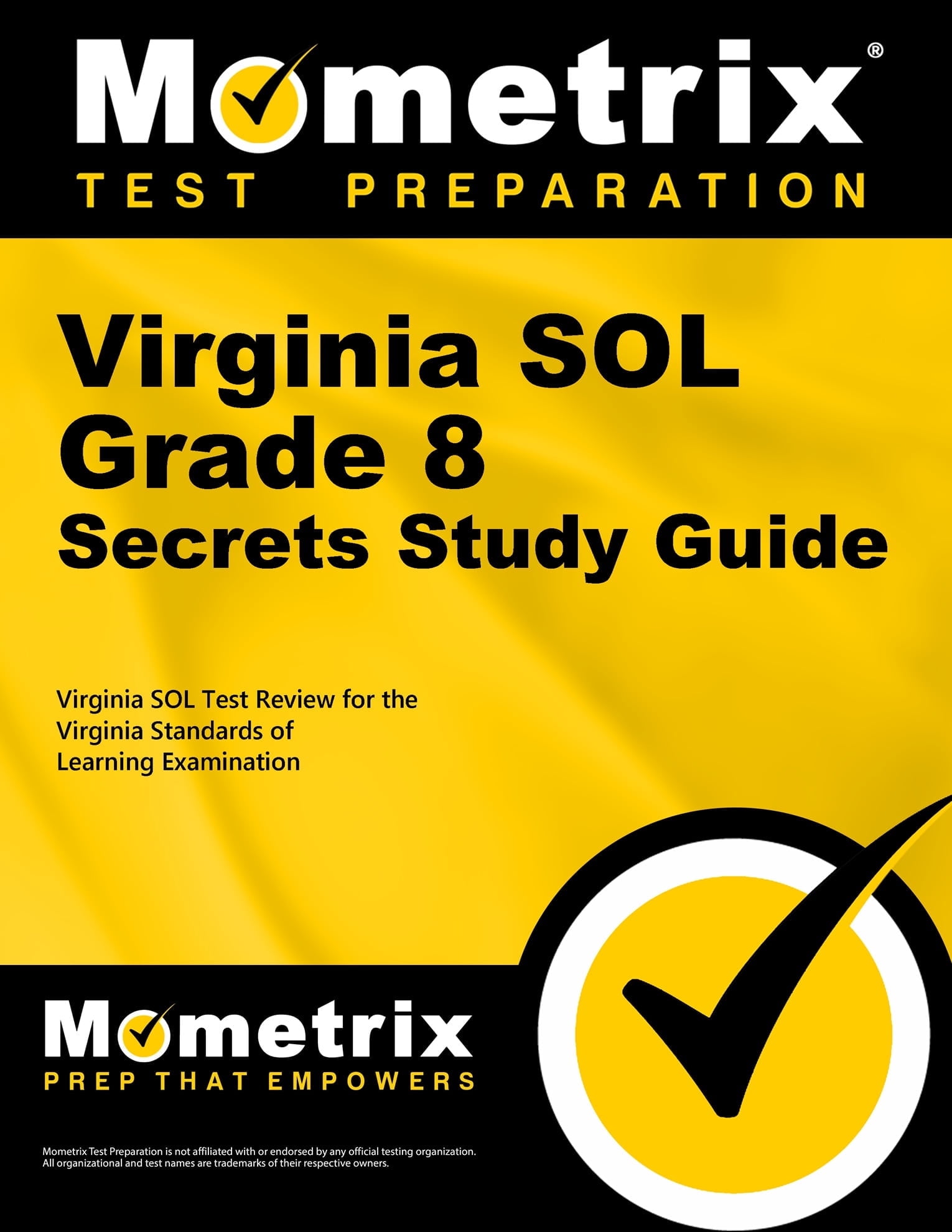 Virginia Sol Grade 8 Secrets Study Guide : Virginia Sol Test Review for ...