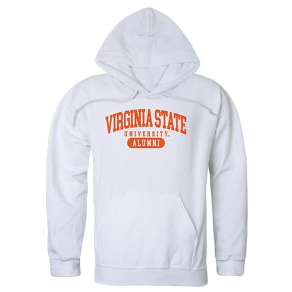 Virginia State University Trojans Alumni Hoodie, White - 2XL