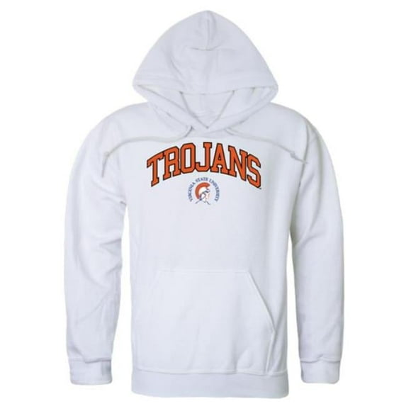 Virginia State University Trojans Campus Hoodie, White - Large