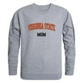 thumbnail image 1 of Virginia State University Trojans Mom Crewneck Sweatshirt, Heather Grey - Large, 1 of 1