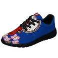 thumbnail image 1 of Virginia Stte Cardinal and Dogwood Flower Shoes Sneakers Black Size 3.5, 1 of 7