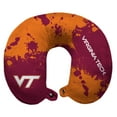 thumbnail image 1 of Virginia Tech Hokies 12'' x 13'' Splatter Print Polyester Travel Pillow, 1 of 1