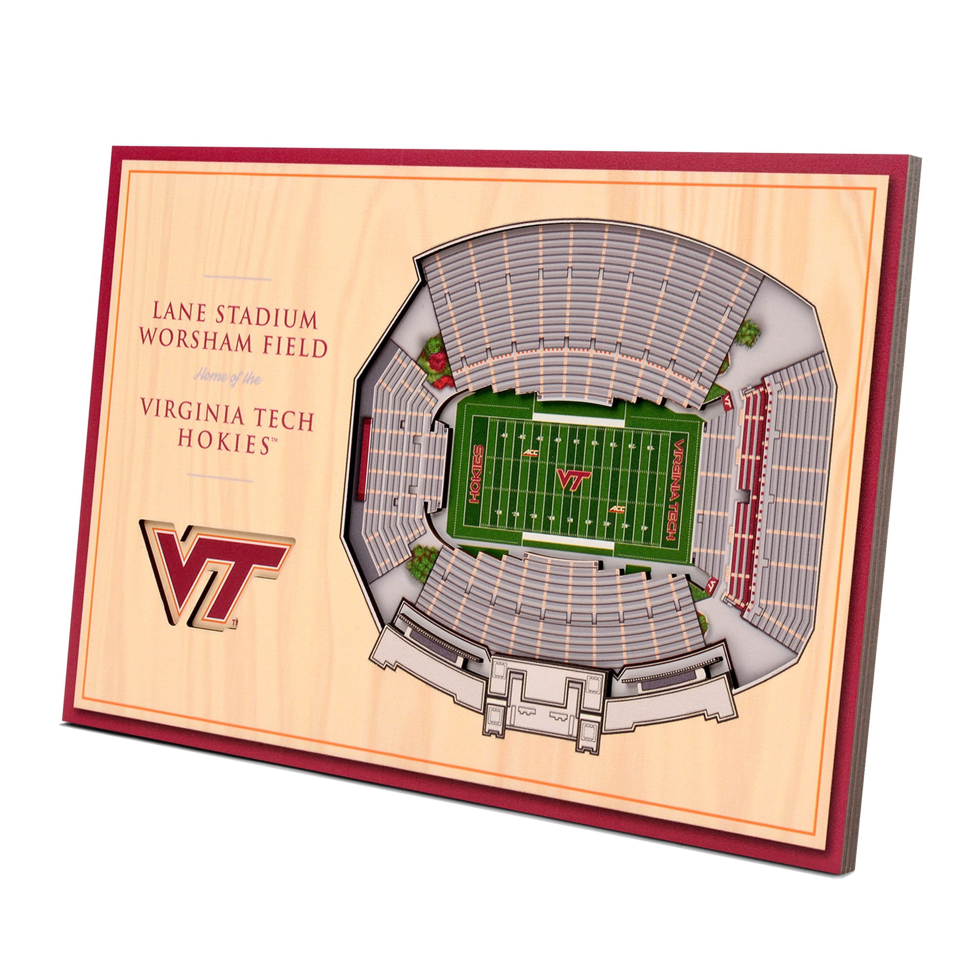 Virginia Tech Hokies 3D StadiumViews Desktop Display