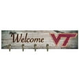 thumbnail image 1 of Virginia Tech Hokies 24" x 6" Mounted Coat Hanger, 1 of 2