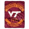thumbnail image 1 of Virginia Tech Hokies Rebel Raschel Throw Blanket, 60 x 80, 1 of 2