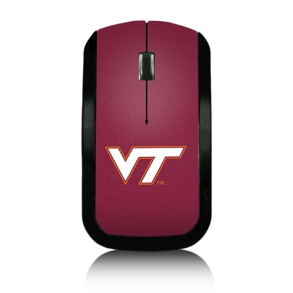 Virginia Tech Hokies Solid Design Wireless Mouse