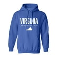 thumbnail image 1 of Virginia The Old Dominion State Adult Hooded Sweatshirt, 1 of 3