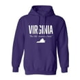thumbnail image 1 of Virginia The Old Dominion State Adult Hooded Sweatshirt, 1 of 3