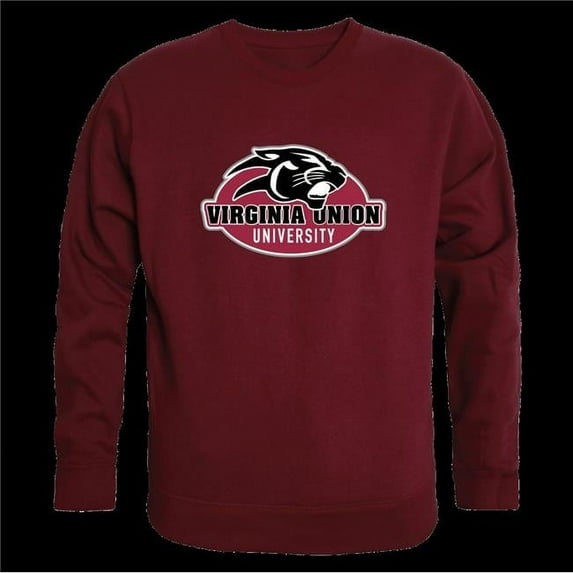 Virginia Union University Panthers College Crewneck Sweatshirt, Maroon - 2XL