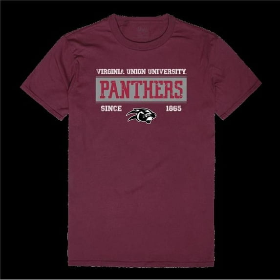 Virginia Union University Panthers College Established T-Shirt, Maroon - Small