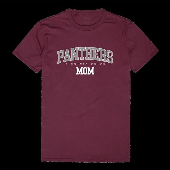 Virginia Union University Panthers College Mom T-Shirt, Maroon - Extra Large
