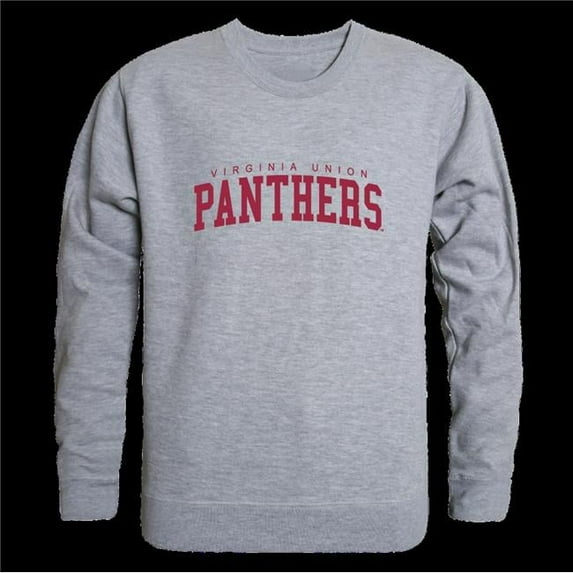 Virginia Union University Panthers Game Day Crewneck Sweatshirt, Heather Grey - Medium