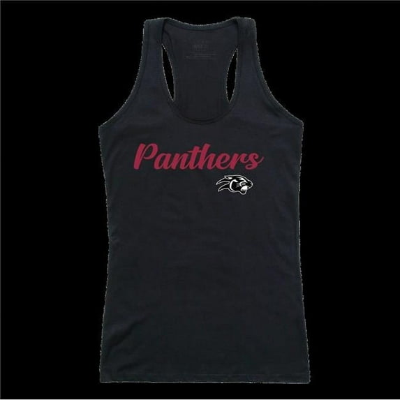 Virginia Union University Panthers Script Tank Top, Black - Large