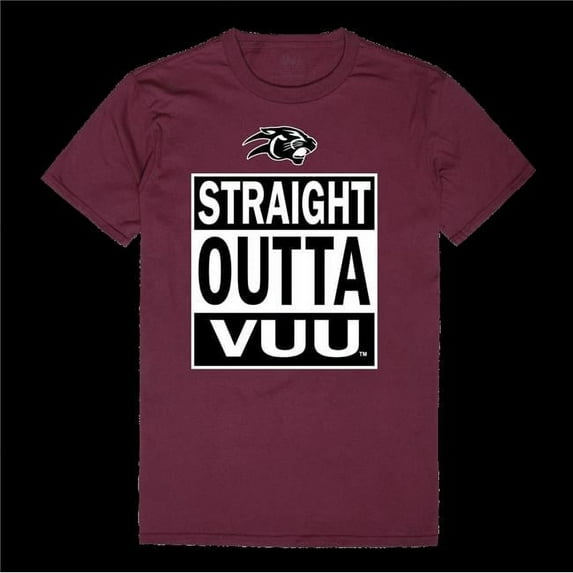 Virginia Union University Panthers Straight Outta T-Shirt, Maroon - Extra Large