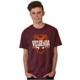 thumbnail image 1 of Virginia VA Pride Gameday Spirit Cool Men's Graphic T Shirt Tees Brisco Brands 4X, 1 of 6