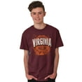thumbnail image 1 of Virginia VA Student Campus Pride Men's Graphic T Shirt Tees Brisco Brands 3X, 1 of 6