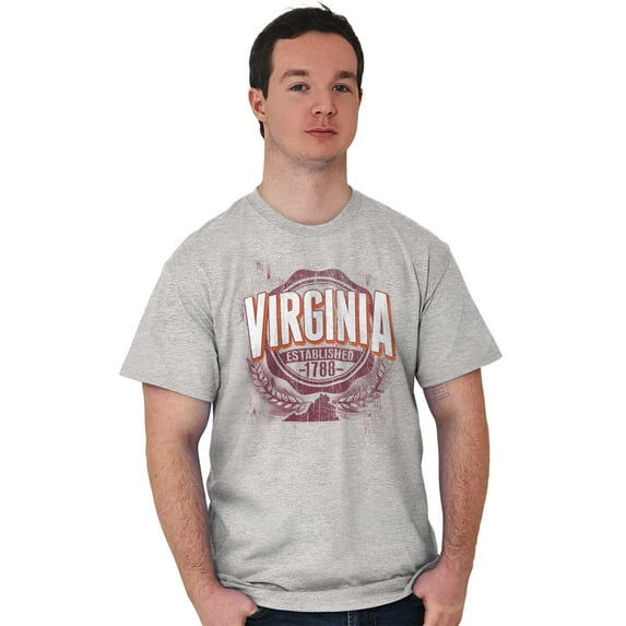 Virginia VA Student Campus Pride Plus Size Crewneck Graphic Tee Shirt Brisco Brands 3X