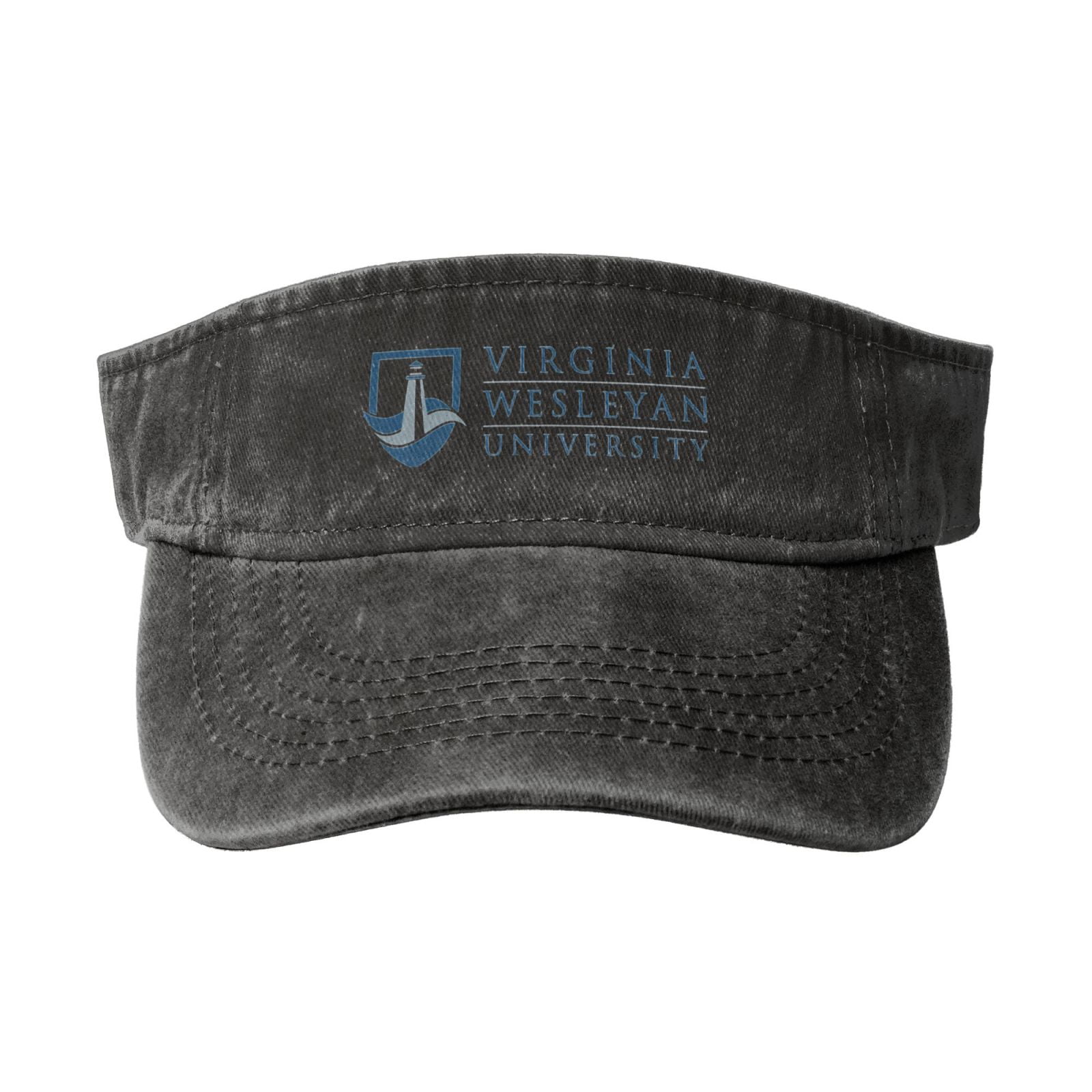 Virginia Wesleyan University Logo Washed Cowboy Empty Top Baseball Sun