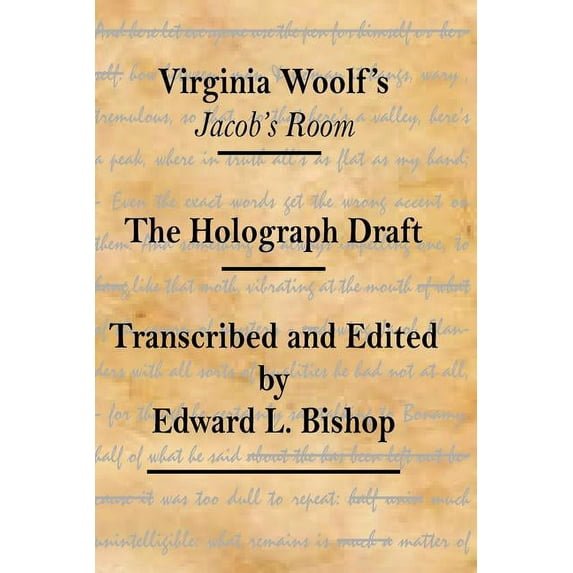 Virginia Woolf's "Jacob's Room": The Holograph Draft, (Paperback)