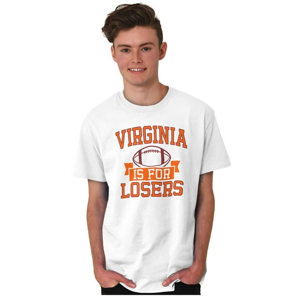 Virginia for Losers Funny Rivalry Men's Graphic T Shirt Tees Brisco Brands L