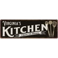 thumbnail image 1 of Virginia's Kitchen Sign Chic Wall Decor Gift Mom 6x18 206180014038, 1 of 1