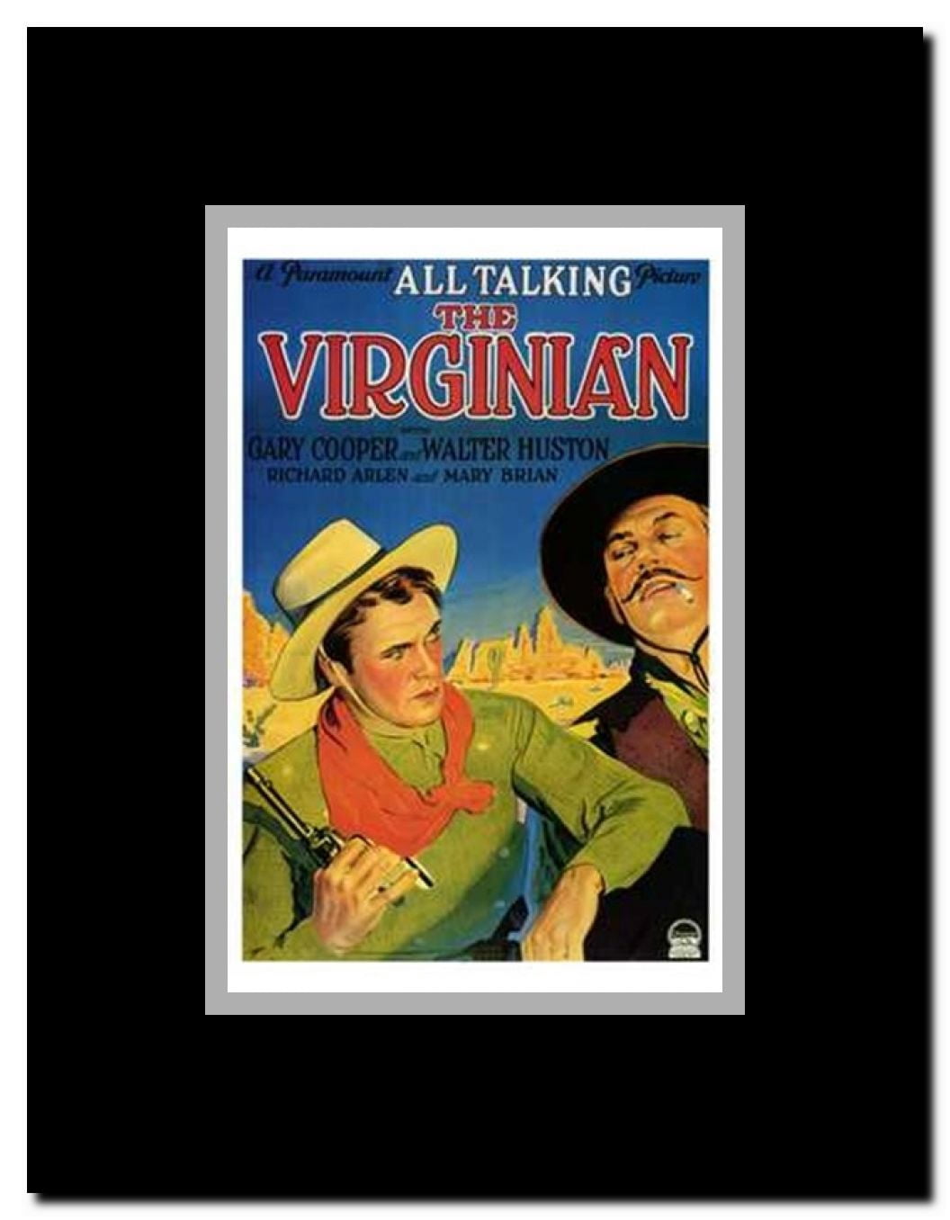 Virginian Framed Movie Poster