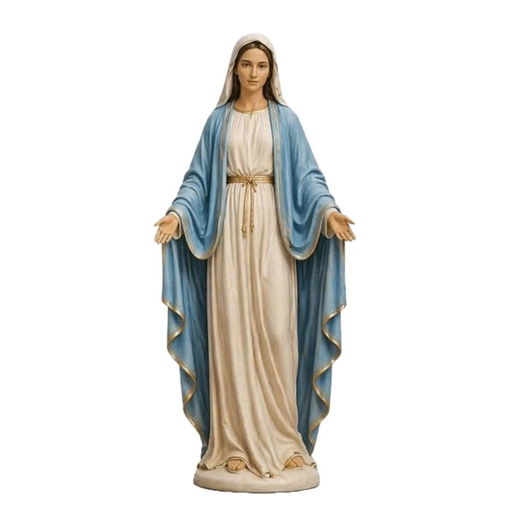 Virgins Marys Statue Virgins Marys Figurines Ornament Catholic Religious Gift