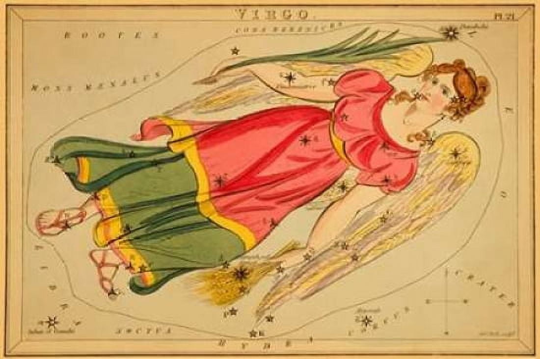 Virgo 1825 Canvas Art - Jehoshaphat Aspin (24 x 36)
