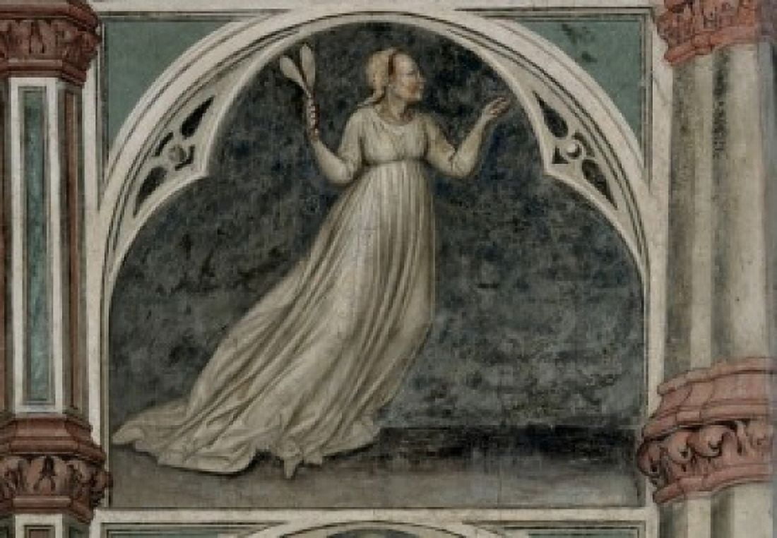 Virgo-Astrology Artist Unknown Fresco Palazzo della Ragione PaduaItaly Canvas Art - (18 x 24)