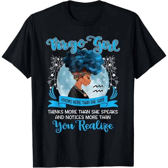 Virgo August Or September Zodiac Birthday T-Shirt Size S-5XL