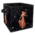 thumbnail image 1 of Virgo Constellation Foldable Storage Basket Toy Box Storage Bin with Handle, 10.8"x10.5"x10.6", Large Capacity, 1 of 6