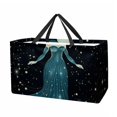 thumbnail image 1 of Virgo Constellation Large Capacity Foldable Laundry Organizer Storage Bins Beach Bag Storage Bag Reusable Oxford Cloth, 1 of 7