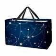 thumbnail image 1 of Virgo Constellation Large-capacity Foldable Reusable Shopping Bag: Oxford Cloth, Storage Bins, Collapsible Bucket, Storage Bin, 1 of 7