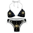 thumbnail image 1 of Virgo Constellation Swimming Suit Bikini Set Bikinis, Detachable Sponge, Adjustable Strap, Two-Pack, Beach Pool Party Vacation Wear, 1 of 6