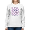thumbnail image 1 of Virgo Emoji Zodiac Charm - Unique Horoscope Design Graphic Women's Sweatshirt, 1 of 4
