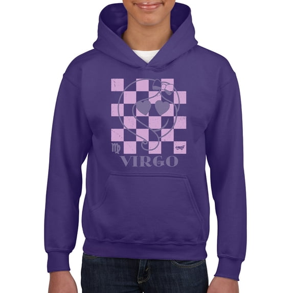 Virgo Emoji Zodiac Charm - Unique Horoscope Design Youth's Hoodie