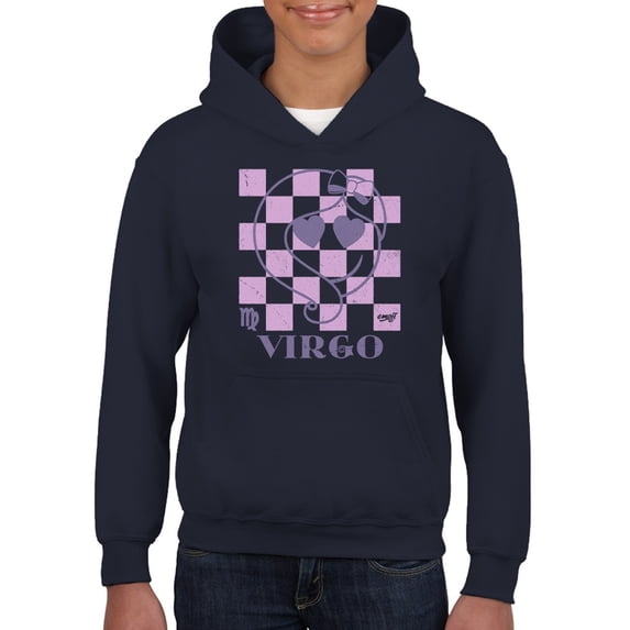 Virgo Emoji Zodiac Charm - Unique Horoscope Design Youth's Hoodie