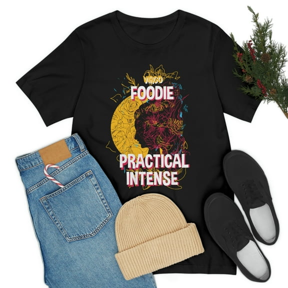 Virgo Foodie Practical Intense Horoscope Unisex Jersey Short Sleeve Tee
