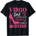 thumbnail image 1 of Virgo Girl High Heel Stepping Into Birthday Zodiac Sign T-Shirt, 1 of 5