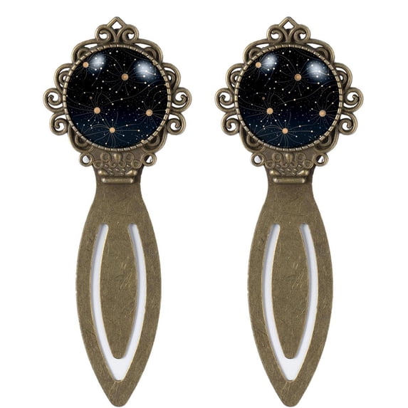 Virgo Stainless Steel Vintage Copper-Colored Lace Book Markers | Book Accessories for Reading Enthusiasts