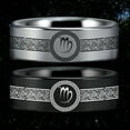 thumbnail image 1 of Virgo Tungsten Carbide Ring, 1 of 7