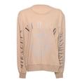 thumbnail image 1 of Virgo Women’s 100% Premium Cotton Beige Crewneck Pullover Sweatshirt - Size M - Miracles Manifester, 1 of 5