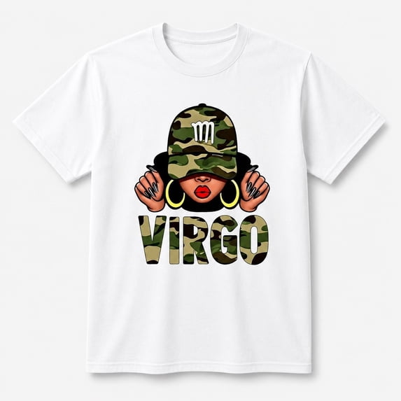 Virgo Zodiac Graphic T-Shirt, Unisex Classic Fit Astrology Tee