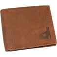 thumbnail image 1 of Virgo Zodiac Sign Logo Men's RFID Protected Genuine Leather Bifold Trifold Wallet Bifold, 1 of 8