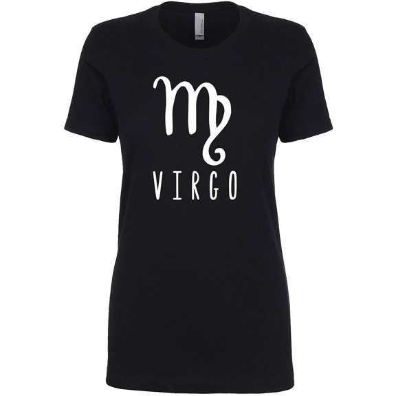 Virgo Zodiac Sign Womens crewneck tee